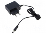 Power supply: switching | mains,plug-in | 6VDC | 1A | 6W | Out: 5,5/2,5