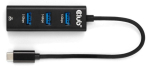 CLUB3D CSV-1549 interface hub USB Type-C 5000 Mbit/s Black