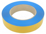 Tape: marking | light-blue | L: 50m | W: 50mm | self-adhesive | PVC