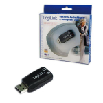 Cable Logilink  USB Audio adapter, 5.1 sound effect