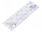 LED strip | W: 45mm | L: 146mm | No.of diodes: 12 | CRImin: 70 | 3000K