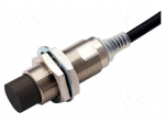Sensor: inductive | OUT: PNP / NO | 0&divide;16mm | 10&divide;30VDC | M18 | 5m | IP67
