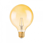 Vintage style LED bulb E27, G125, 2.5W, 220lm, 2400K, filament