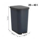ROTHO Ribo Blue - pedal bin &ndash; 35l