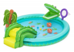 Bestway Crocodile Cove Kids Inflatable Water Play Center and Pool 2.24 m x 1.81 m x 72 cm