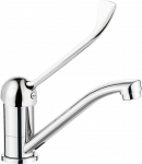 Washbasin faucet with swivel spout - Clinic lever