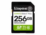 Kingston Canvas Select Plus | 256 GB | SD | Flash memory class Class 10