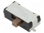 Switch: slide | Pos: 2 | SPDT | 0.4A/28VAC | ON-ON | Leads: for soldering