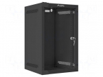 Enclosure: rack cabinet | Standard: 10" | 9U | black | Z: 310mm | X: 280mm