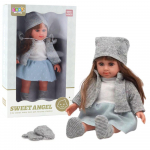 M&auml;nguala | PC | Konsoolid | Tarvikud // M&auml;nguasjad ja m&auml;ngud lastele // Lalka W Niebieskiej Sukience Czapeczka Sweterek Rękawiczki Czapka 36,5cm