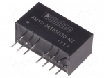 Converter: DC/DC | 3W | Uin: 18&divide;36V | 15VDC | Iout: 200mA | SIP8 | 4.9g