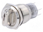 Switch: rotary | Pos: 2 | SPDT | 0.5A/220VAC | 1A/24VDC | -20&divide;55&deg;C | 50m&Omega;