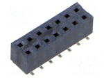 Connector: PCB-cable/PCB | socket | female | PIN: 10 | Milli-Grid | SMT