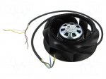 Fan: EC | radial | 230VAC | &Oslash;133x65mm | ball | 3770rpm | IP54