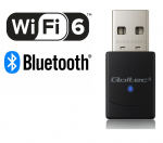 &Uuml;likiire WiFi 6 ja Bluetooth 5.4 adapter | 900 Mb/s | 802.11 a/b/g/n/ac/ax | USB 2.0