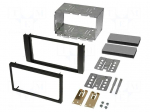 Radio mounting frame | Ford | 2 DIN | black