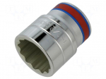 Socket: 12-angles | inch,socket spanner | 1 1/2" | 1" | 65mm | short