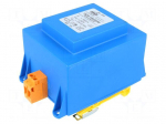 Transformer: encapsulated | 100VA | 230VAC | 12V | 8.33A | Mounting: DIN