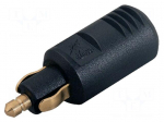 Cigarette lighter plug | screw terminal | 8A | Sup.volt: 12&divide;24VDC