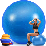 Spordiks ja aktiivseks puhkuseks // Spordikaubad ja varustus // Piłka gimnastyczna rehabilitacyjna 65cm fitness do ćwiczeń duża joga+pompka -s062