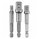 T&ouml;&ouml;riistad ja m&otilde;&otilde;teseadmed // Uued tooted t&ouml;&ouml;riistade, tarvikute kategoorias // Zestaw redukcji do nasadek 1/2", 1/4", 3/8" na 1/4" Hex, 3 szt.