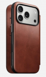 Nomad Modern Leather Folio mobile phone case 16 cm (6.3") Brown