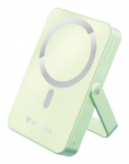 Verbatim Charge 'n' Go Magnetic Wireless Power Bank with stand - 10000 mAh Green