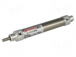 Round cylinder | Piston diam: 12mm | Piston stroke: 50mm | Thread: M5
