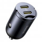 Baseus Tiny Star Mini Car Charger USB-C/USB-C 30W / Cosmic Black