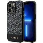 Guess GUHMP14XHGCFSEK GCube Stripes MagSafe Hardcase for iPhone 14 Pro Max 6.7" / black