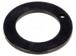 Bearing: thrust washer | &Oslash;out: 24mm | &Oslash;int: 15mm | iglidur&reg; X | black