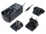 Power supply: switched-mode | volatage source | 18VDC | 1.33A | 24W