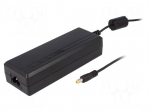 Power supply: switched-mode | 24VDC | 5A | Out: 5,5/2,1 | 120W | 0&divide;40&deg;C