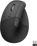 Logitech Lift, Mouse (graphite/black, left-handed, Logi Bolt, Bluetooth, Windows/macOS/iPadOS)