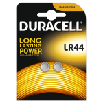 Duracell Electronics LR43 1.5V Alkaline Button Cell Batteries, 2-Pack