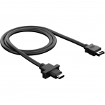 Fractal Design USB 3.2 Gen 2 Adapter, USB Key-A Header > USB-C, Model D (black, 67cm)