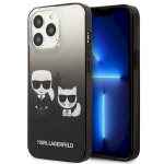 Karl Lagerfeld KLHCP13LTGKCK iPhone 13 Pro / 13 6,1" Hardcase Gradient Ikonik Karl & Cho / black