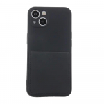 Fusion Card Case silikona aizsargapvalks Samsung A125 | M127 Galaxy A12 | M12 melns