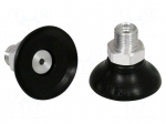 Suction cup | Nitrile rubber NBR | 30mm | Mounting: G1/8-AG | 7.9g