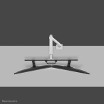 Neomounts DS75S-950WH2 Monitor arm 17-32" - gas spring - Topfix - 180&deg;-stop