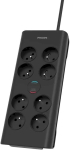 Philips SPN7080BA/60 Surge Protector 8 AC outlets 2m