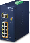 PLANET t&ouml;&ouml;stuslik 8-pordiline GE 802.3at PoE + 2 100/1000X SFP l&uuml;liti