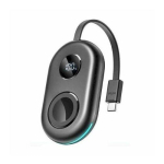 Joyroom magnetiline juhtmevaba laadija Power Bank, MagSafe Apple Watchile, PD 3W, 2500 mAh, sisseehitatud Type-C kaabliga, Black (JR-W09)