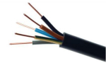 Przew&oacute;d elektryczny ziemny drut YKY 0,6/1kV 5x16mm2 CZARNY ELEKTROKABEL 1m
