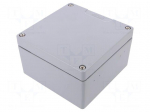 Enclosure: multipurpose | X: 160mm | Y: 160mm | Z: 91mm | GA | aluminium