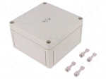 Enclosure: multipurpose | X: 130mm | Y: 130mm | Z: 75mm | TK PS | grey