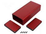 Enclosure: with panel | 1455 | X: 78mm | Y: 160mm | Z: 43mm | aluminium