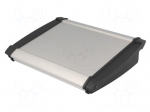 Enclosure: desktop | Alu-Topline | X: 200mm | Y: 181mm | Z: 53mm | grey