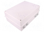 Enclosure: junction box | X: 214mm | Y: 303mm | Z: 123mm | ABS | IP55
