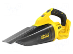 Vacuum cleaner | battery | 18VDC | manual | FATMAX V20 | 0.5l